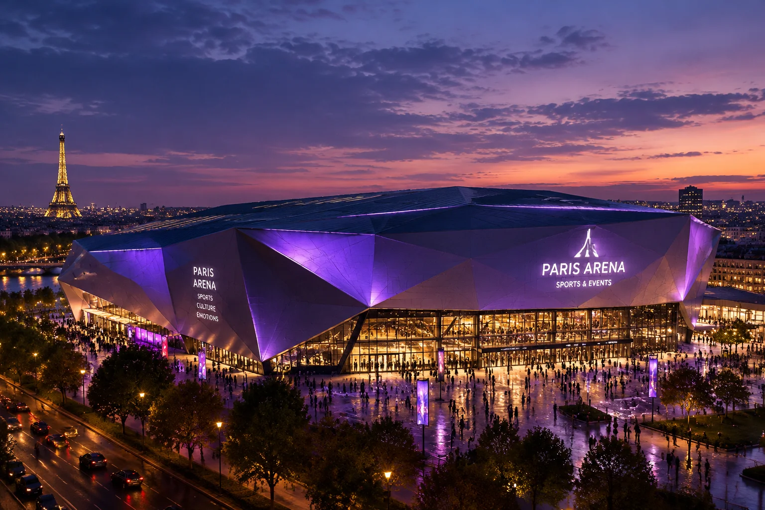 NBA Paris Arena Ambiance