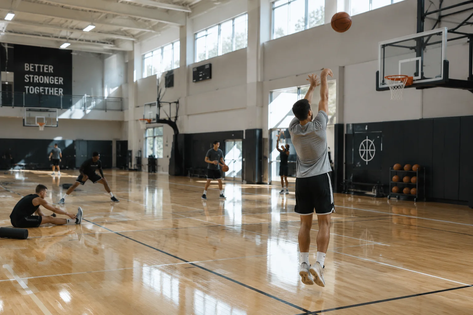 La préparation des Spurs