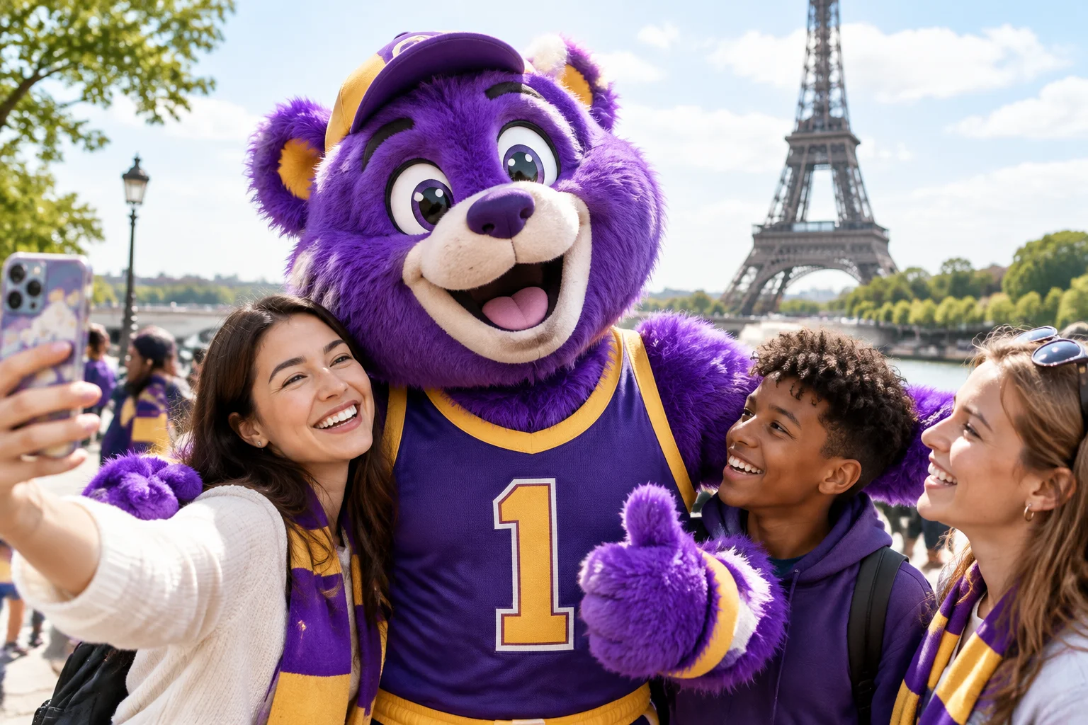 Rencontre avec la Mascotte